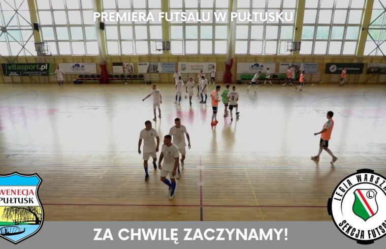 Transmisja premierowego meczu Wenecja Pułtusk - Legia Warszawa znów dostępna na kanale YouTube