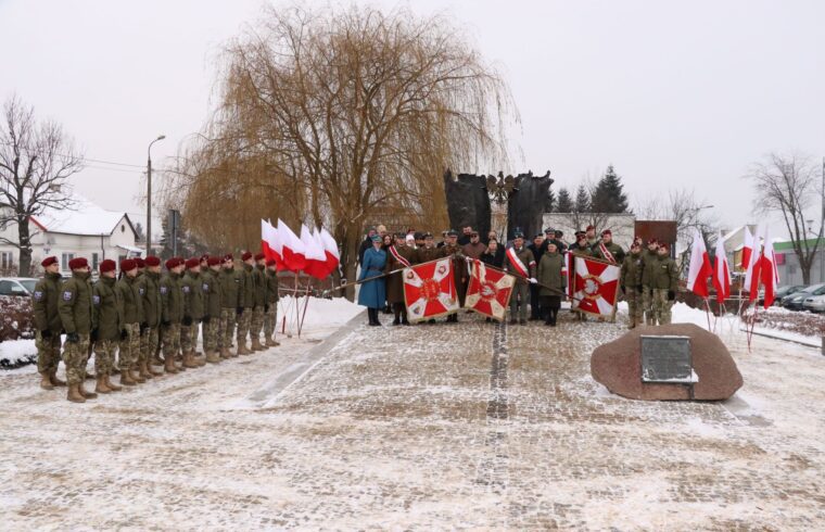 80. rocznica stracenia czterech żołnierzy AK – uroczystość pod pomnikiem
