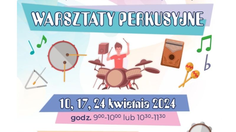 Warsztaty perkusyjne dla uczniów szkół podstawowych. Ruszają zapisy