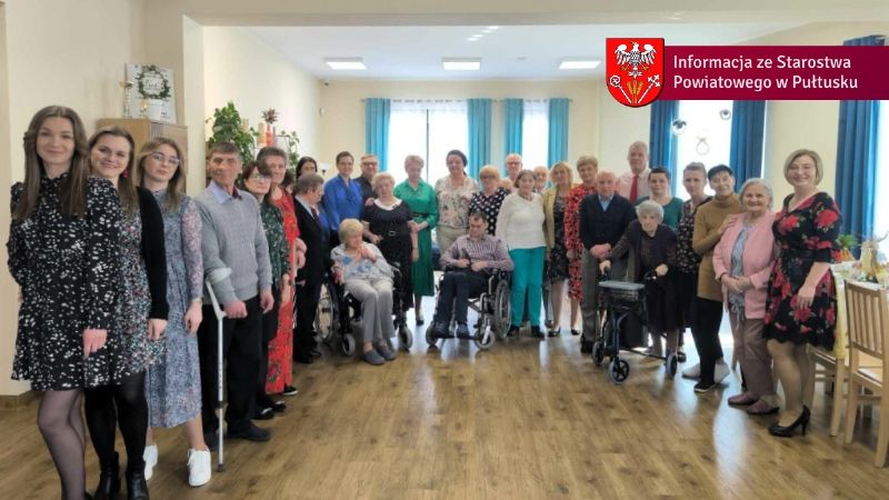 Spotkanie wielkanocne w Centrum Opiekuńczo-Mieszkalnym w Pułtusku