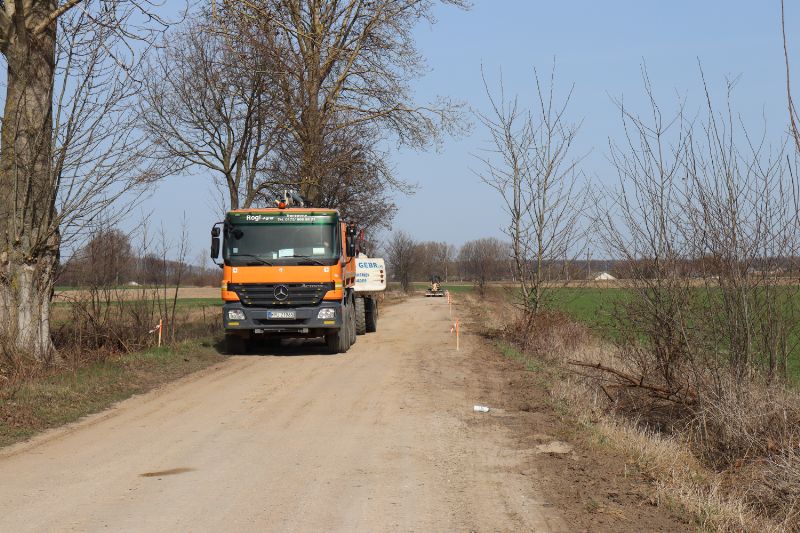 Rozpoczęto przebudowę drogi na odcinku Przewodowo Parcele - Pękowo