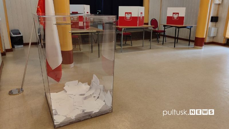 Frekwencja wyborcza do godz. 17.00 - gmina Pułtusk i Gzy