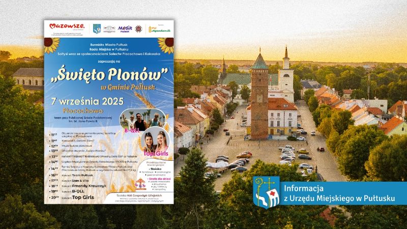 Zapraszamy na Święto Plonów w Gminie Pułtusk