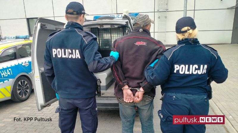 Nie wrócił do zakładu karnego. 53-latek zatrzymany w Pułtusku