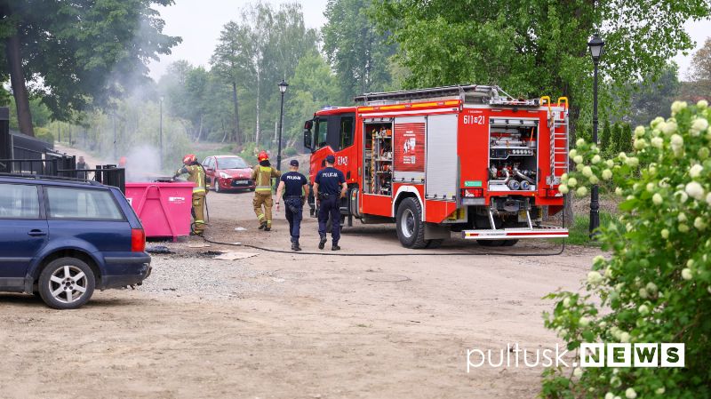 Trwają działania służb przy ul. Młodzieżowej w Pułtusku