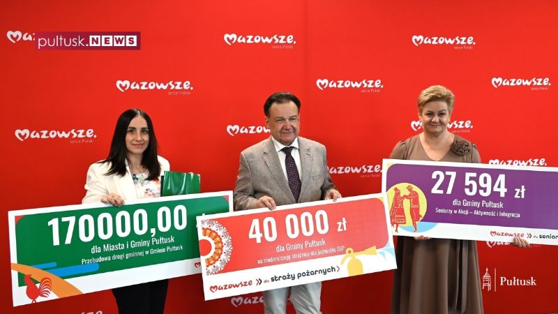 Ponad 367 tys. zł dla Gminy Pułtusk. Podpisano ważne umowy