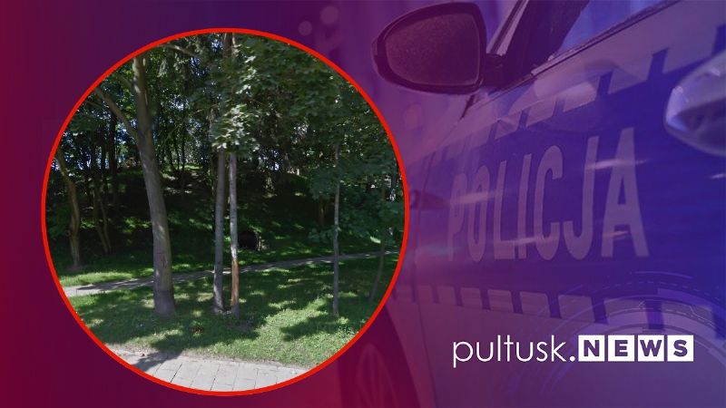Interwencja przy wzgórzu Abrahama w Pułtusku. Miał przy sobie narkotyki