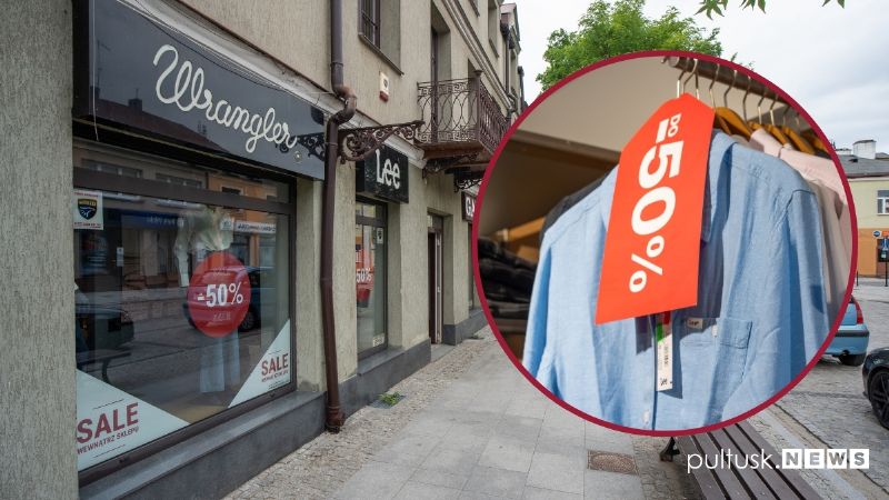 Wielka wyprzedaż w sklepie Wrangler Lee w Pułtusku. Rabaty sięgają nawet 50%